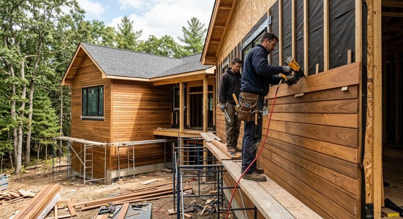 Wood Plank Siding Installation in Fairfield County, CT